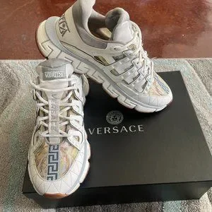 Versace | Shoes | Versace Sneaker Mix Tessuti Tessst Barocco  display picture 1